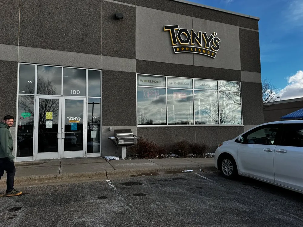 Slide of Tony's Appliance