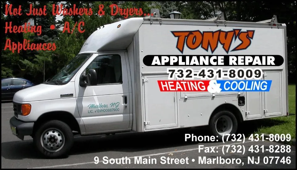 Slide of Tony's Appliance Repair
