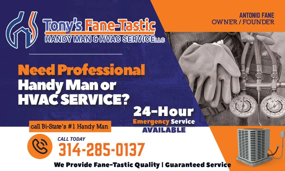 Reliable HVAC installation for residential systems across Dow, IL - Tony's FaneTastic Handy Man & HVAC Service