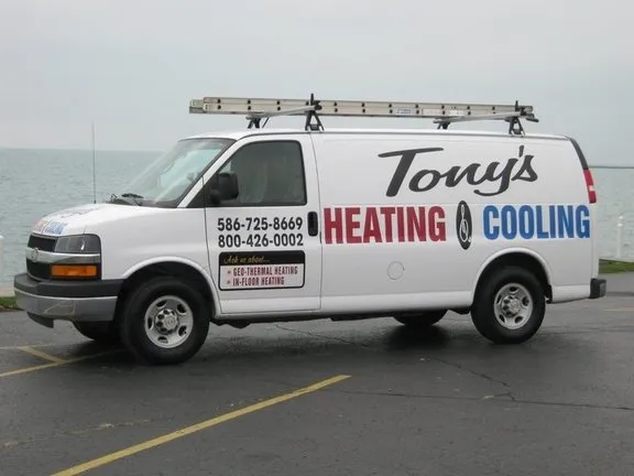 Slide of Tony's Heating and Cooling
