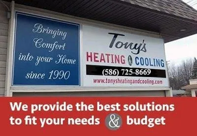 Slide of Tony's Heating and Cooling