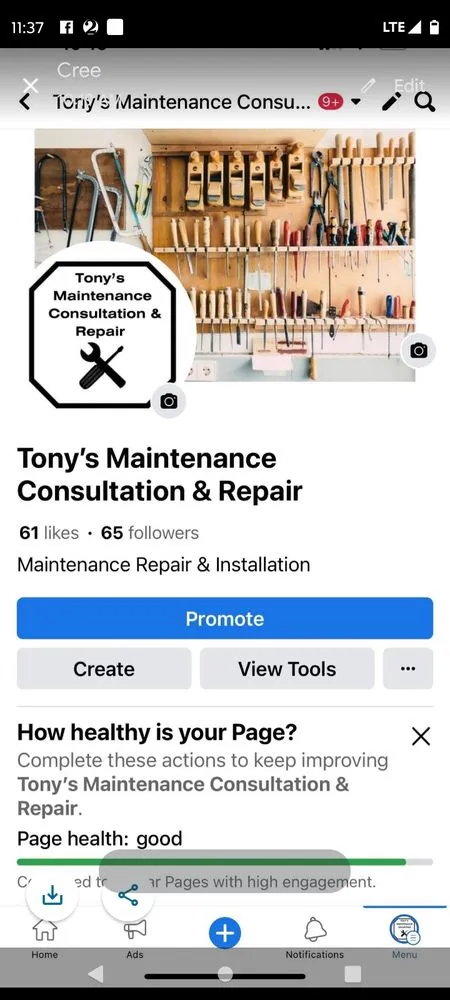 Slide of Tony's Maintenance Consultation & Repair