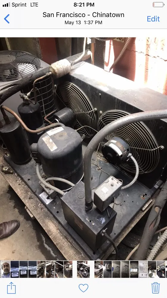 Slide of Tony’s Refrigeration Technology