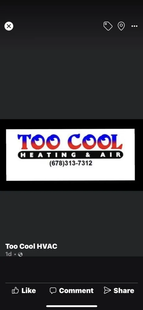 Slide of Too Cool Heating & Air