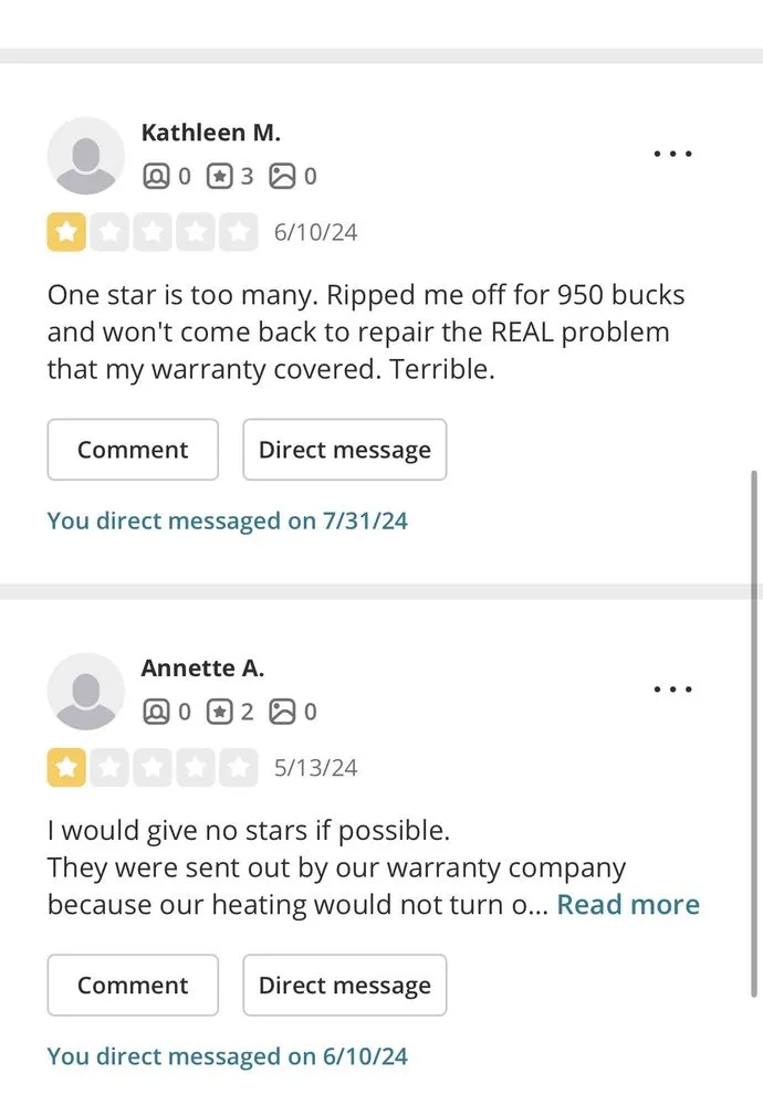 Slide of Top Line Heating & Air