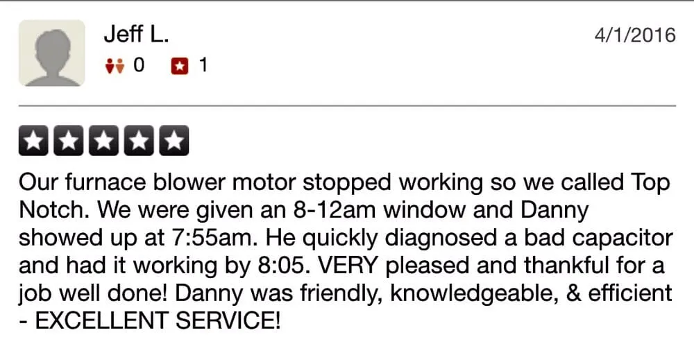 Slide of Top Notch Plumbing Heating & Air Conditioning - Corona