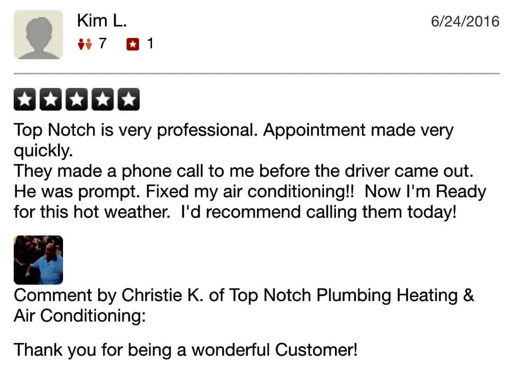 Slide of Top Notch Plumbing Heating & Air Conditioning - Corona