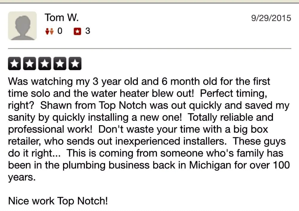 Slide of Top Notch Plumbing Heating & Air Conditioning - Corona