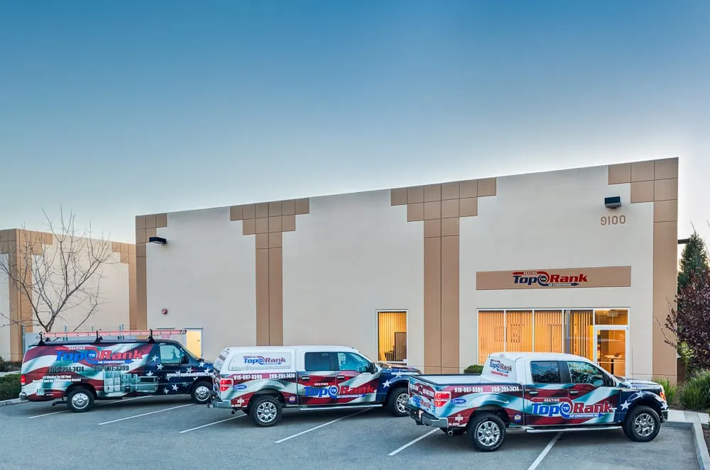 Slide of Top Rank Heating and Air Conditioning