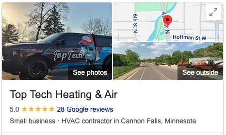 Slide of Top Tech Heating & Air