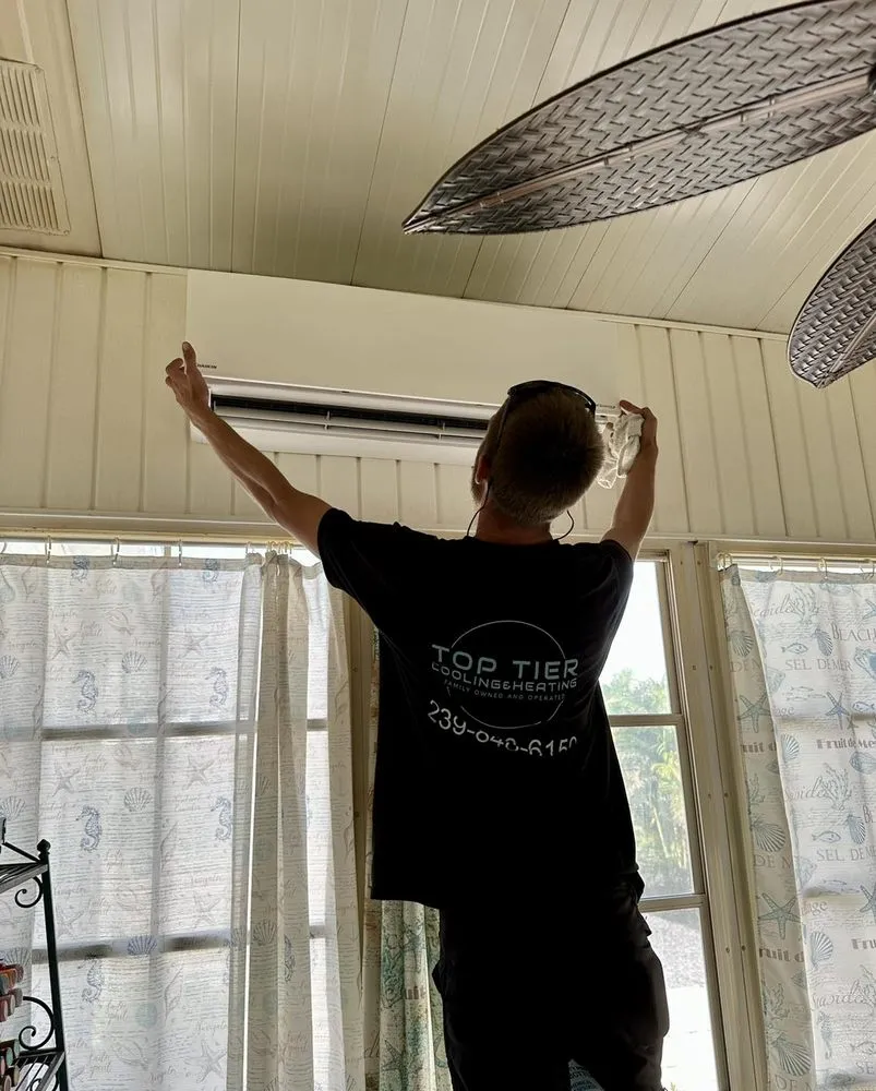 Slide of Top Tier Cooling and Heating