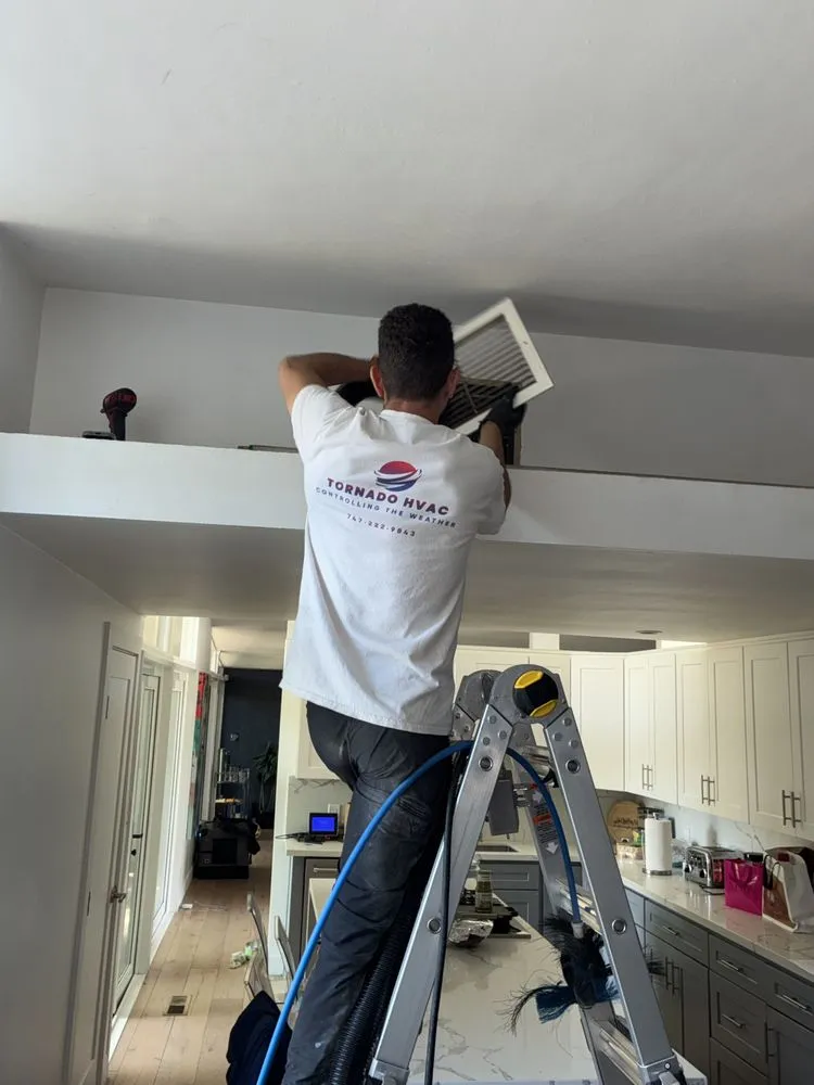 Slide of Tornado HVAC