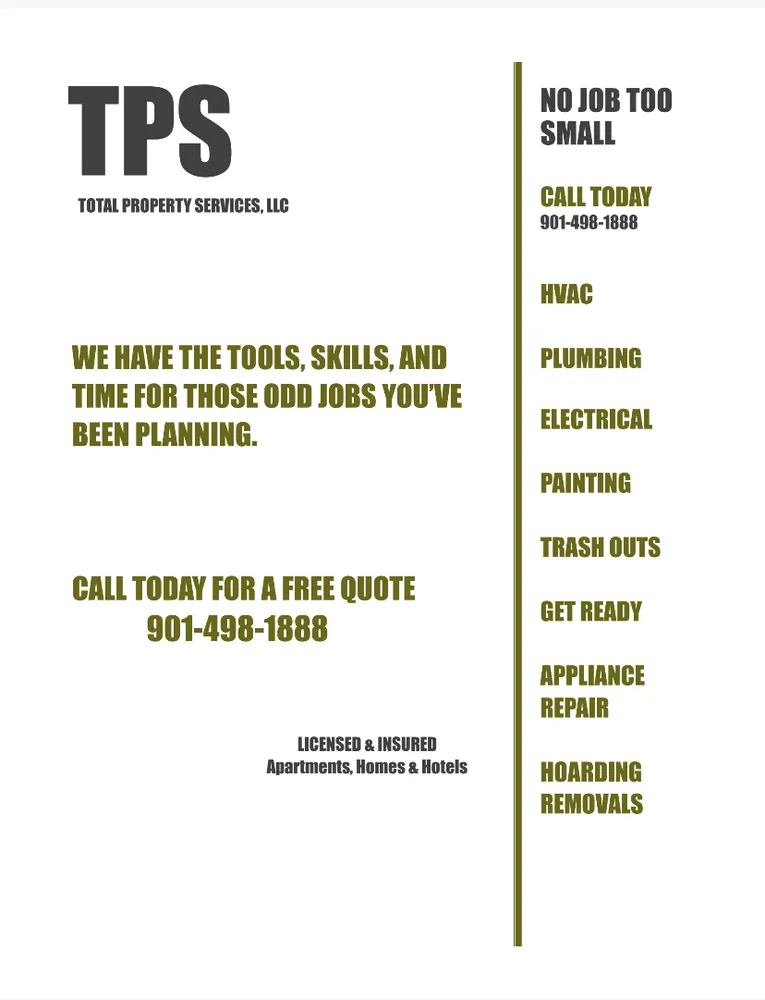 Slide of Total Property Services