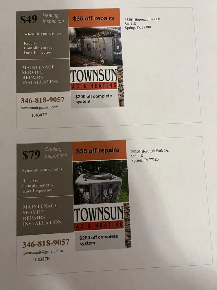 Slide of Townsun Air Conditioning And Heating