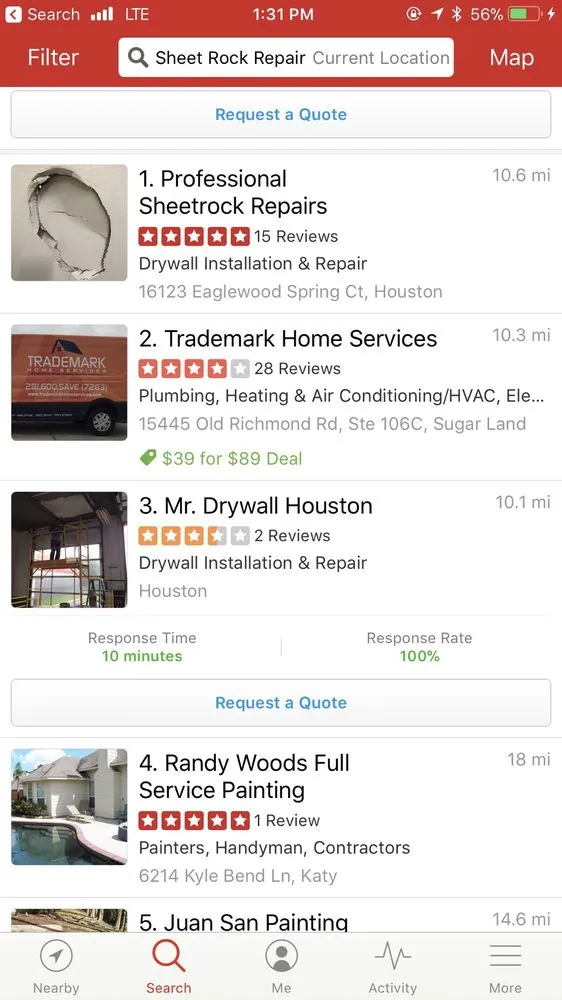 Slide of Trademark Home Services