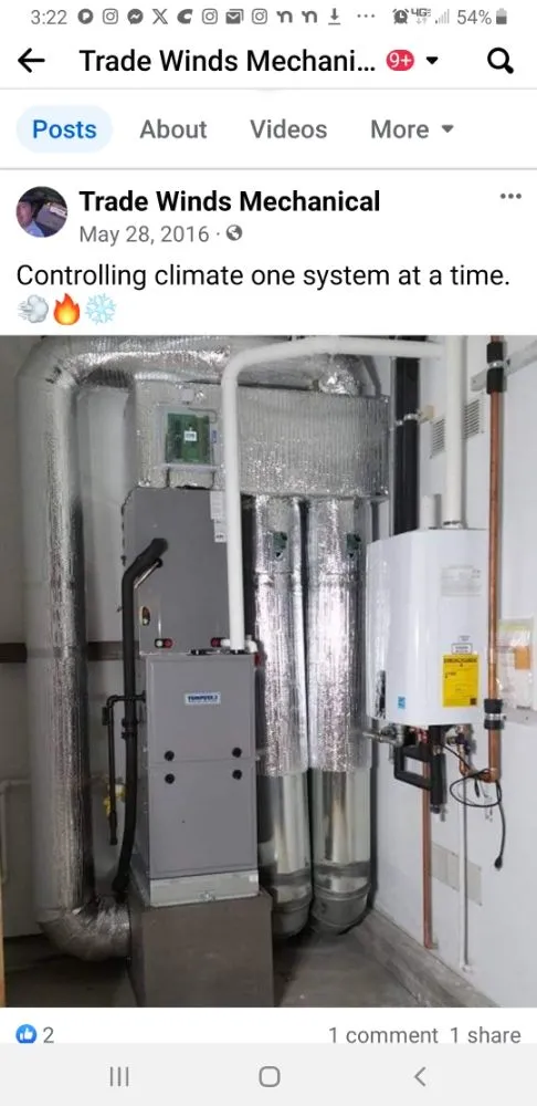 Slide of Tradewinds HVAC & Sheetmetal