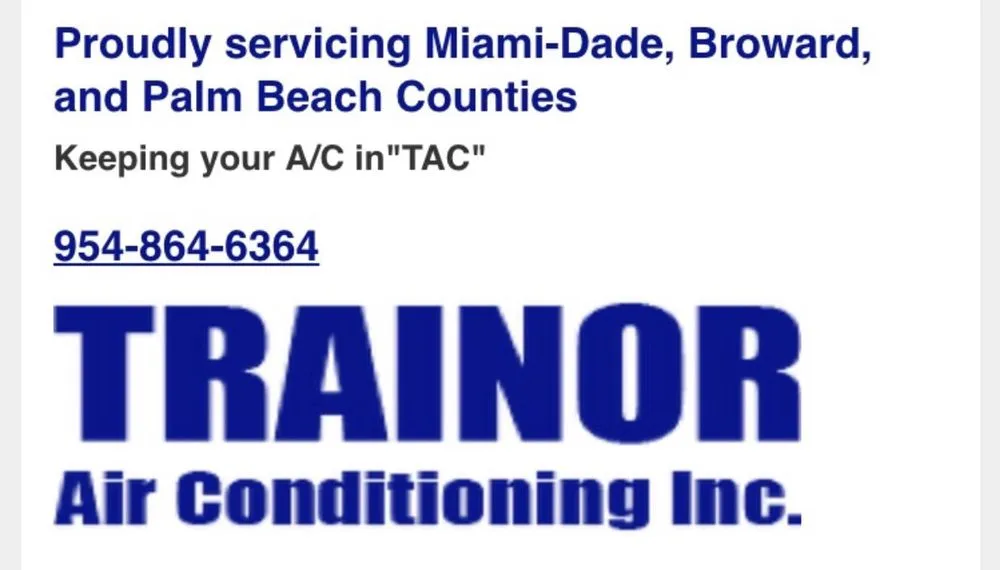 Slide of Trainor Air Conditioning