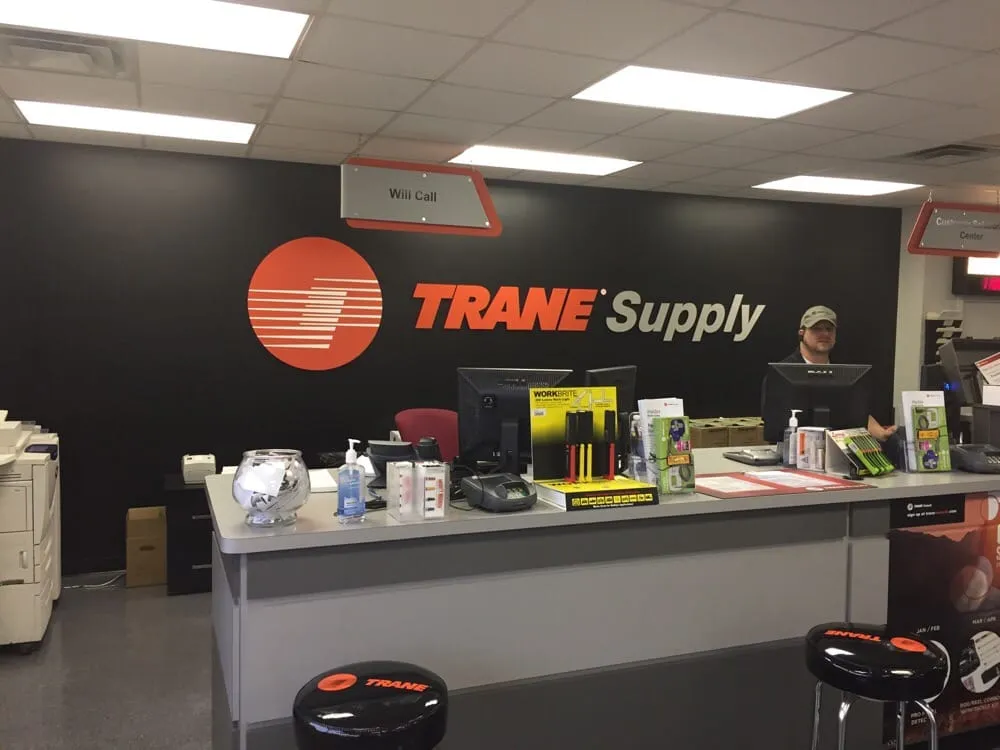 Slide of Trane Supply