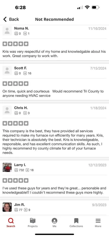 Slide of Tri County Climate