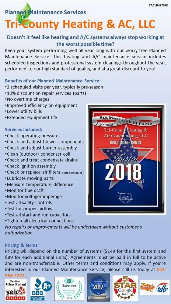 Slide of Tri-County Heating & Air Conditioning