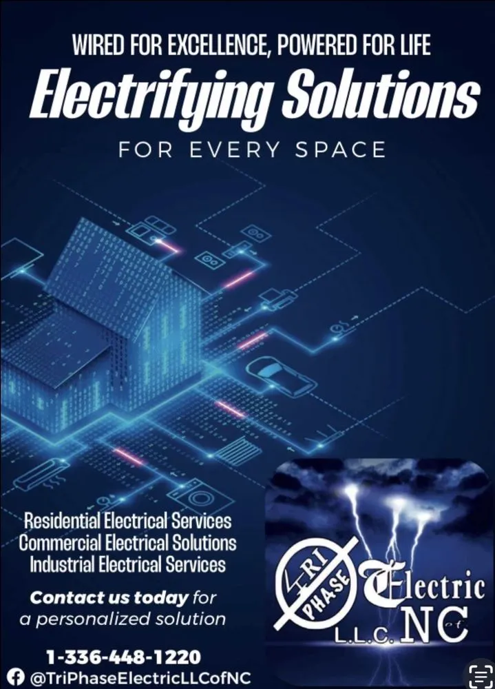 Local heating and cooling service in Winston-Salem, NC by Tri Phase Electric