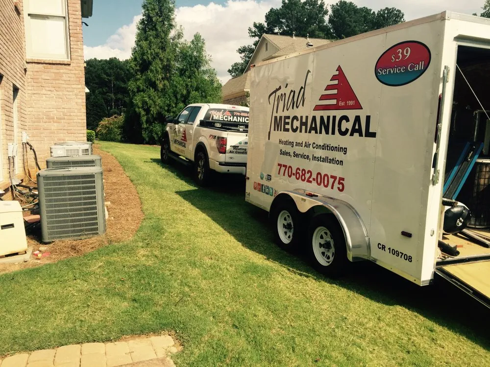 Slide of Triad Mechanical Company