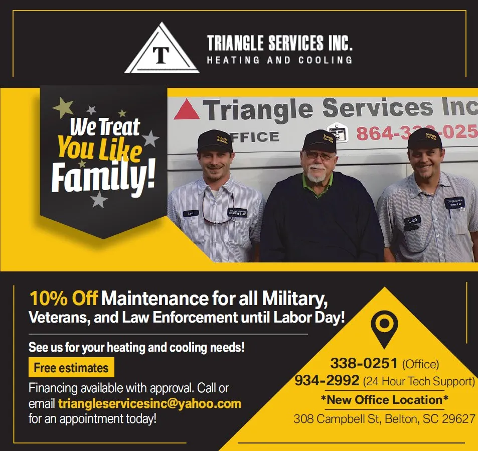 Slide of Triangle Services