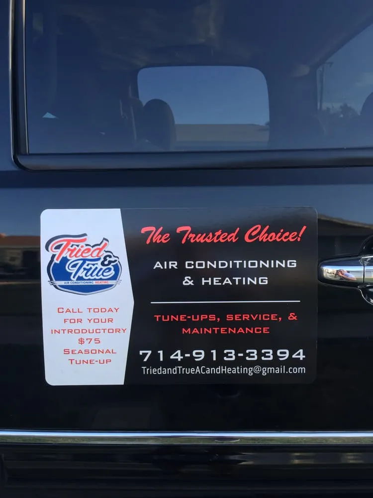 Slide of Tried & True AC & Heating