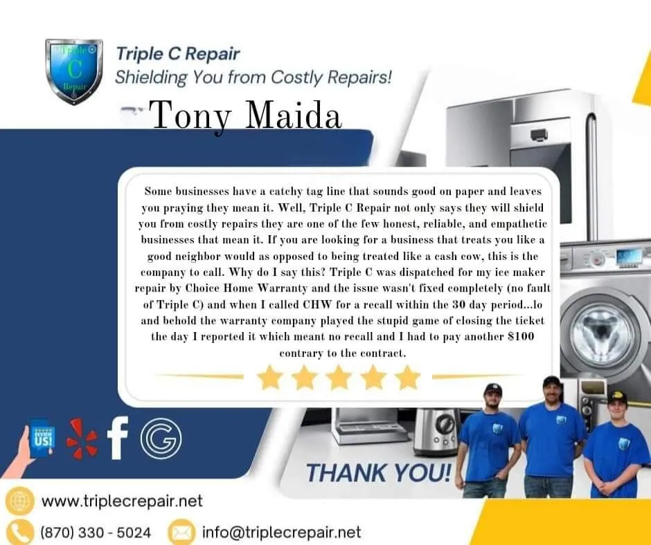 Slide of Triple C Repair