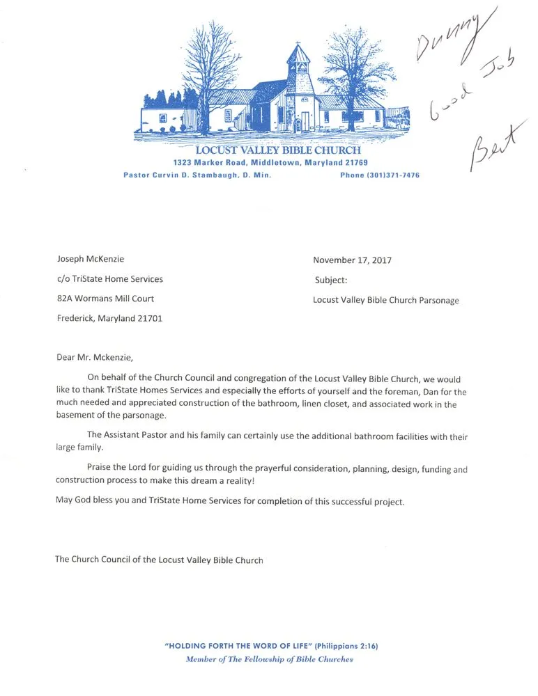 Slide of TriState Home Services