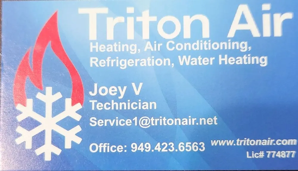 Slide of Triton Air