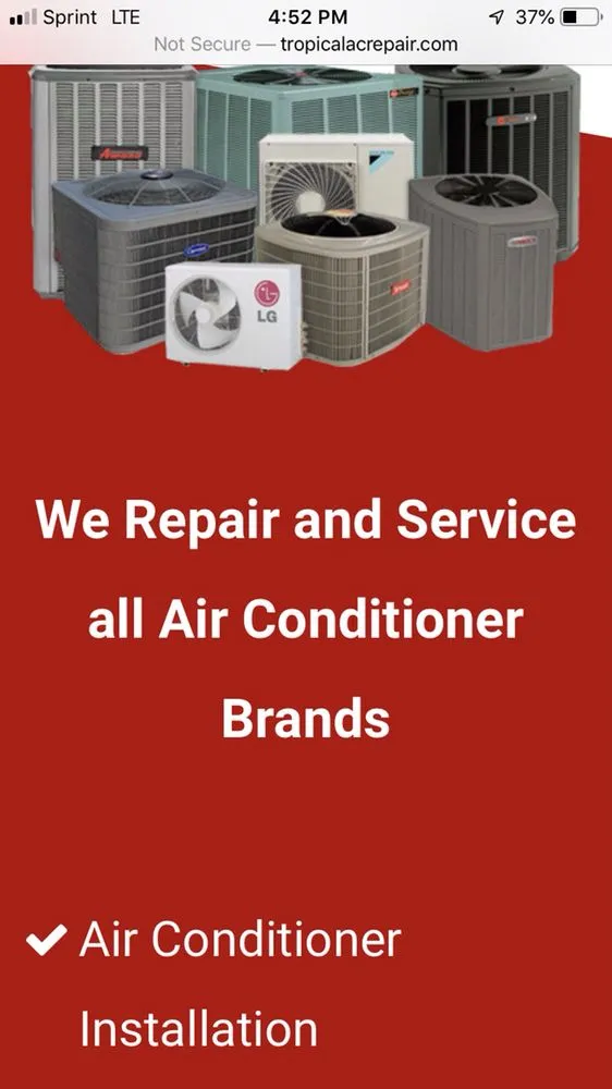 Slide of Tropical A/C Cooling & Heating