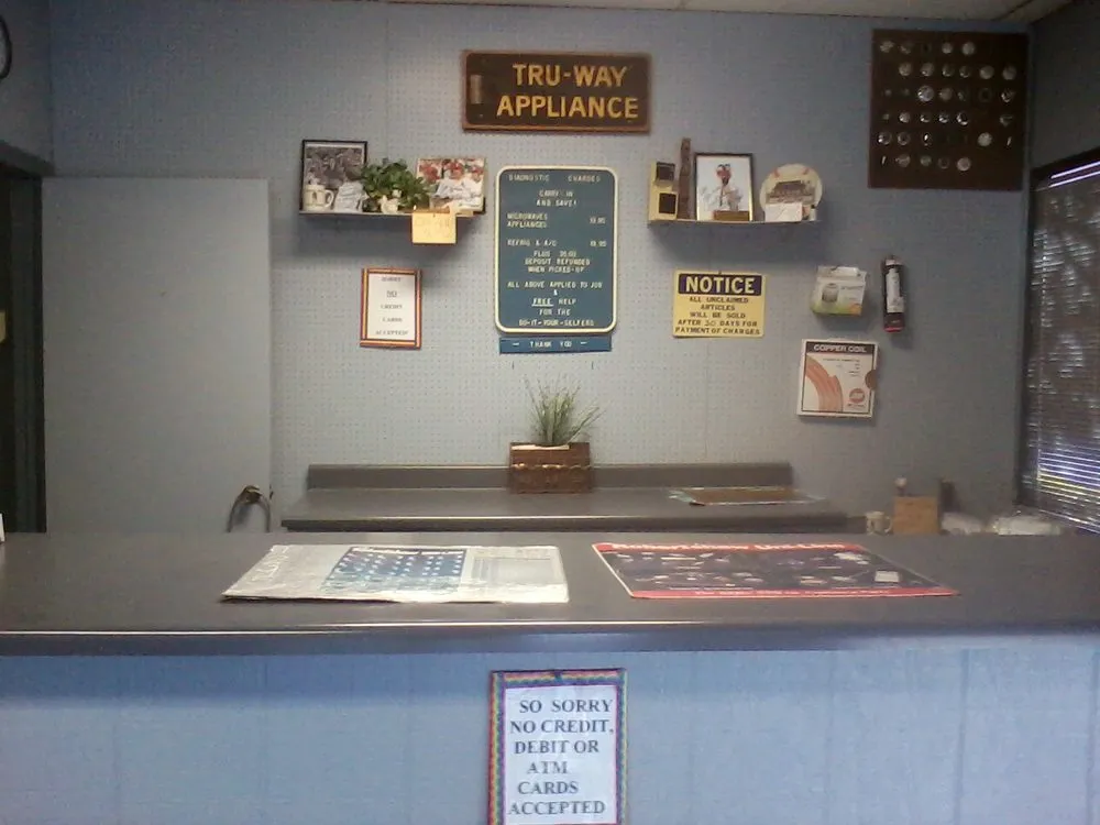 Slide of Tru-Way Appliance