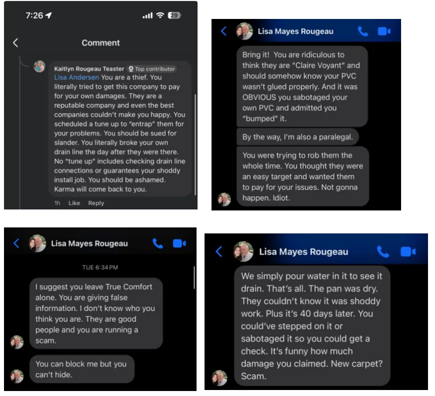 Slide of True Comfort Heat and Air