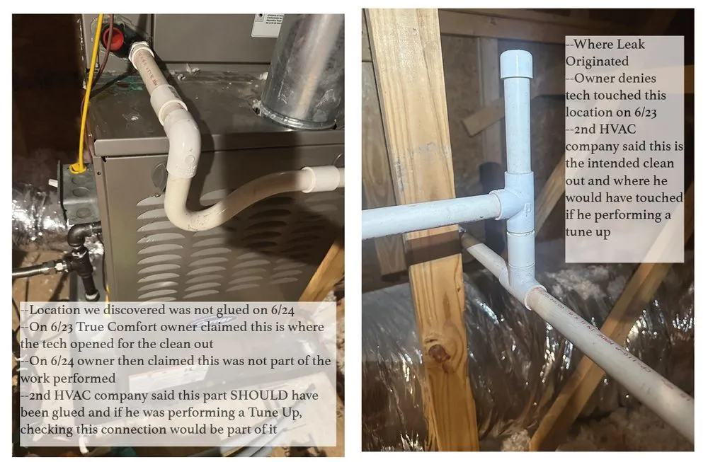 Slide of True Comfort Heat and Air