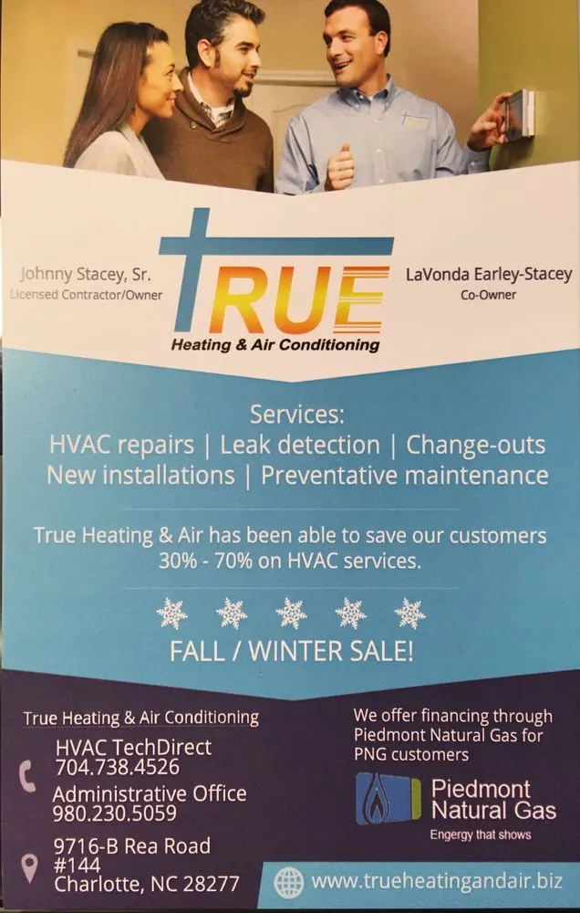 Slide of True Heating & Air Conditioning Services