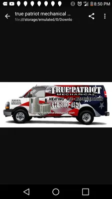 True Patriot Mechanical Logo