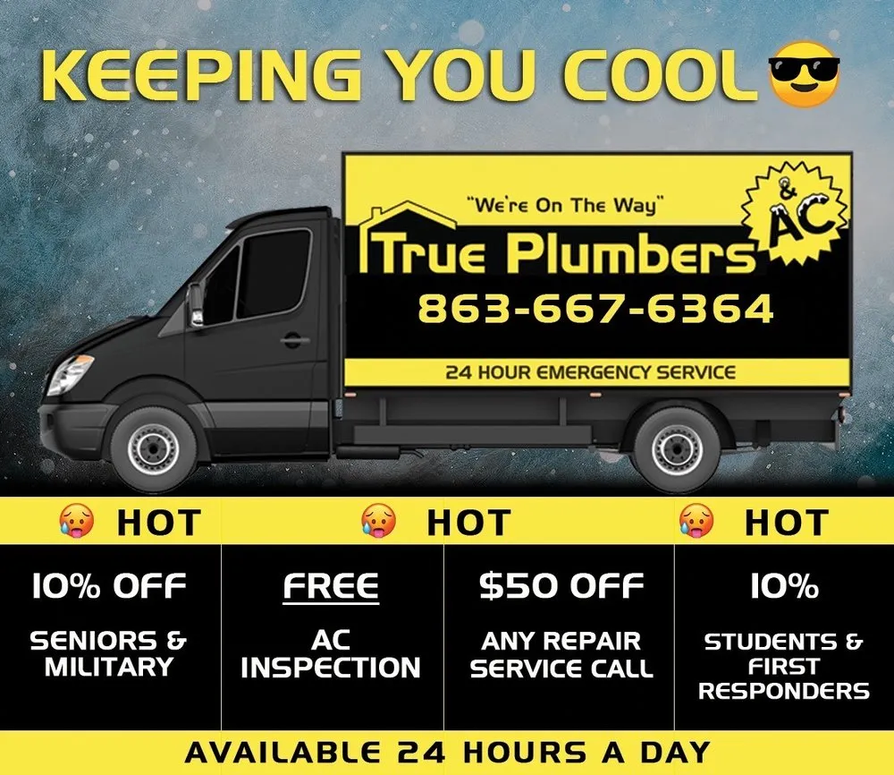 Slide of True Plumbers & AC