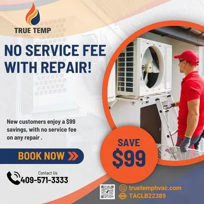 True Temp Air Conditioning & Heating Logo