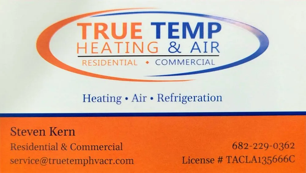 Slide of True Temp Heating and Air