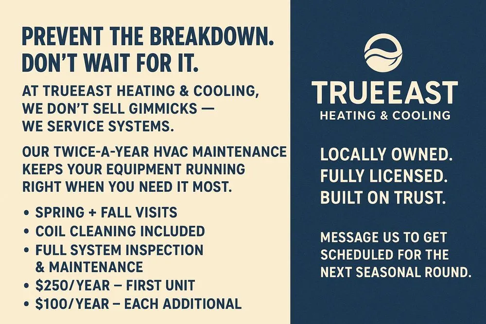 Slide of TrueEast Heating & Cooling