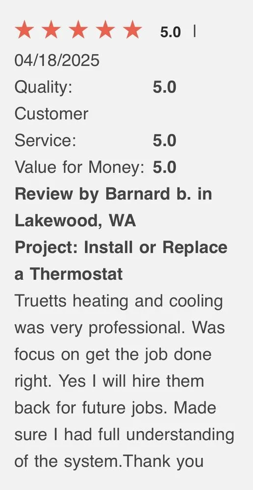 Trusted HVAC maintenance in Roy, WA - Truett’s Heating and Cooling