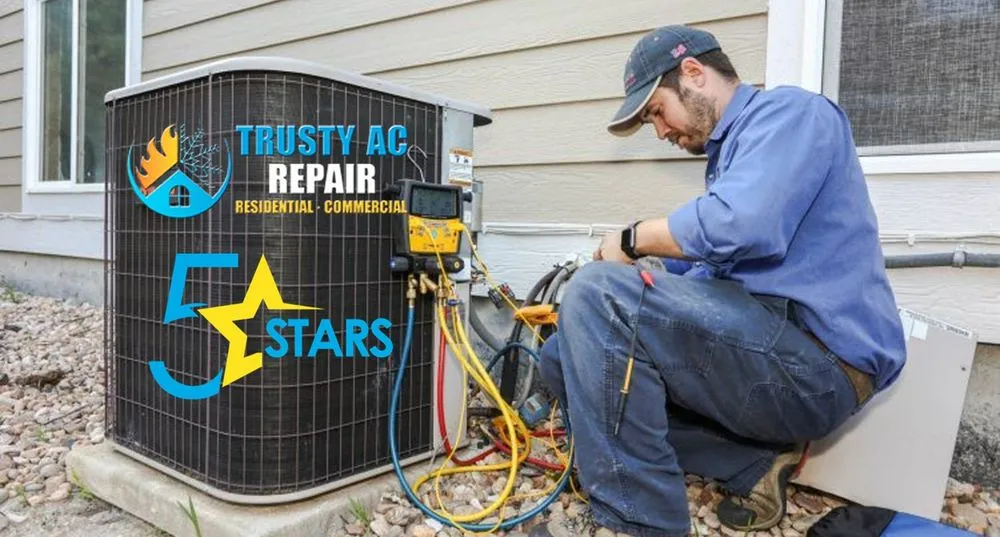 Slide of Trusty AC Repair