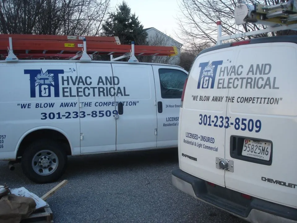 Slide of T&T HVAC and Electrical