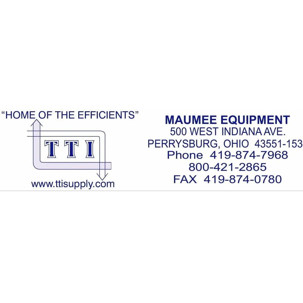Slide of T.T.I. Maumee Equipment
