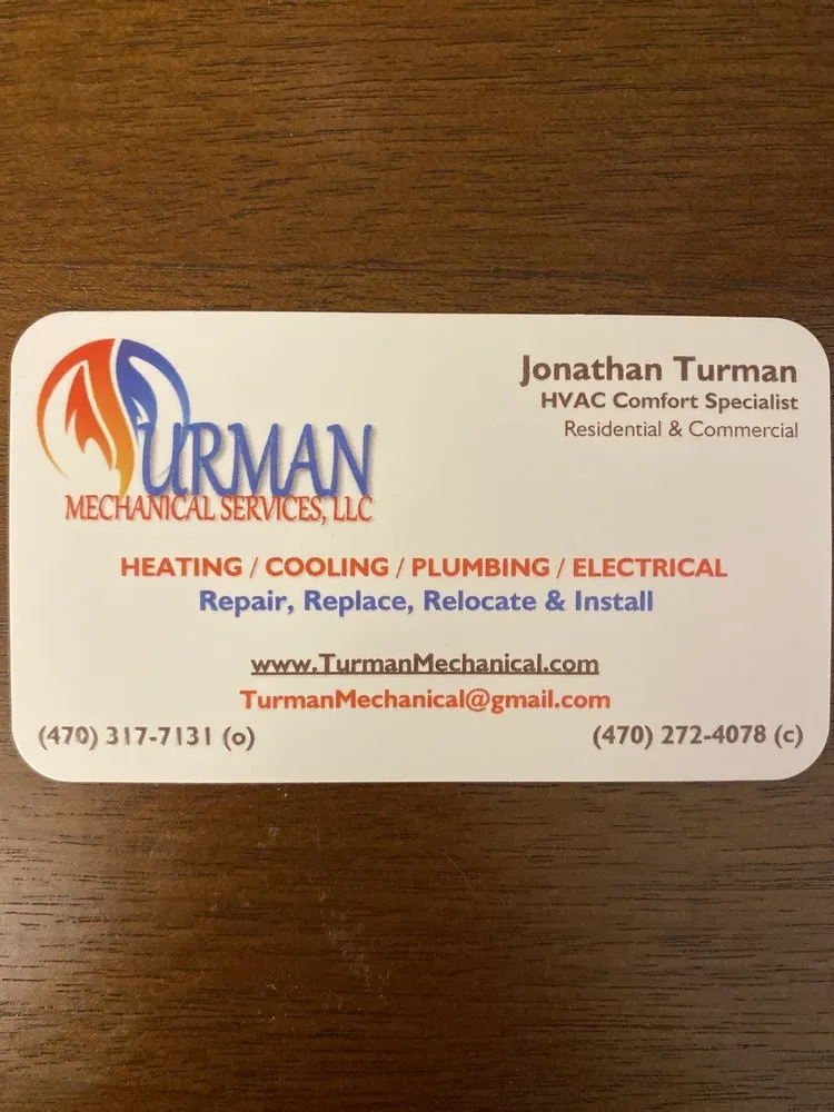 Slide of Turman Mechanical Services
