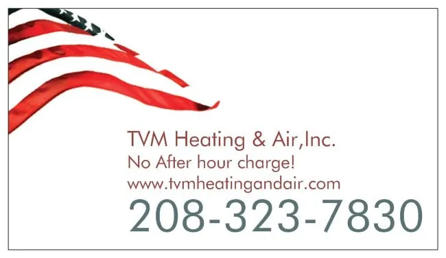 Slide of TVM Heating & Air Inc