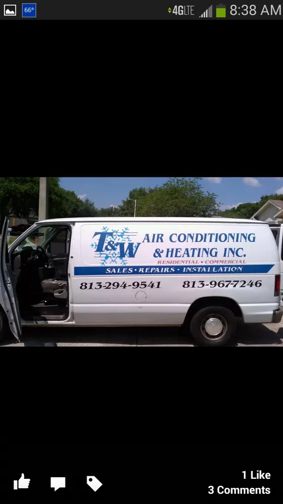 Slide of T&W Air Conditioning
