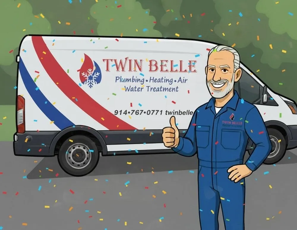 Slide of Twin Belle Plumbing Heating Air and Water Treatment