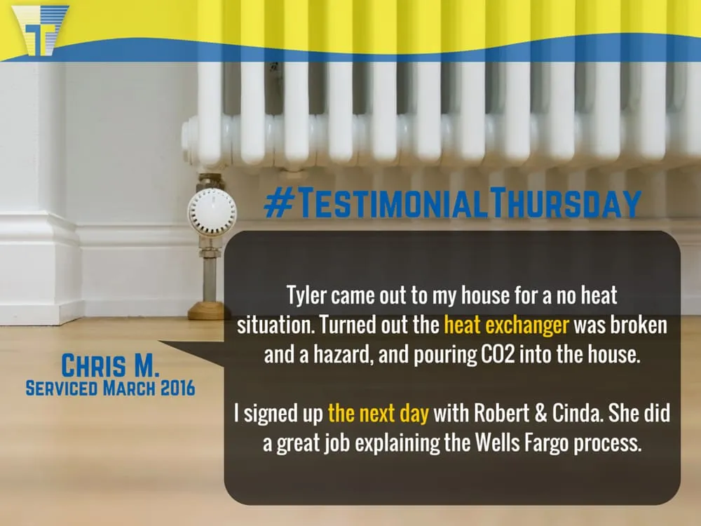 Slide of Tyler Heating, Air Conditioning, Refrigeration